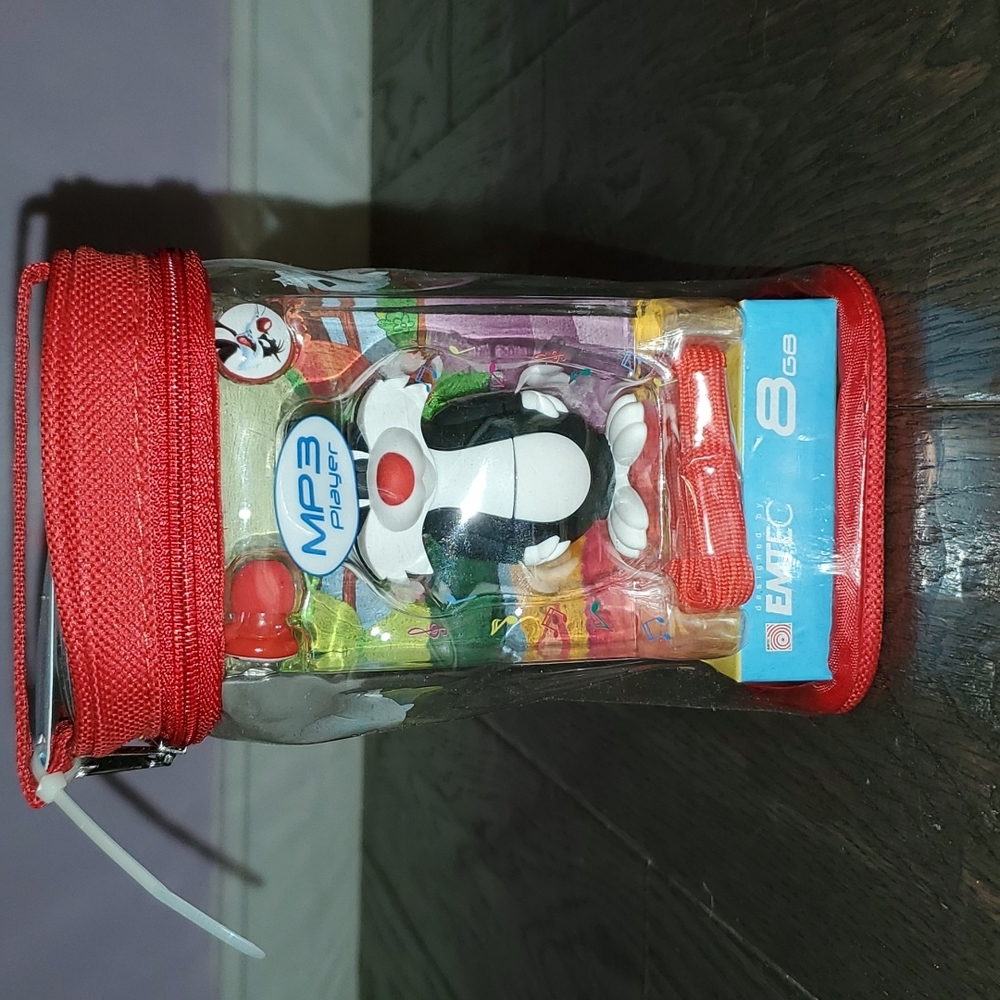 MP3 player with speaker and earbuds